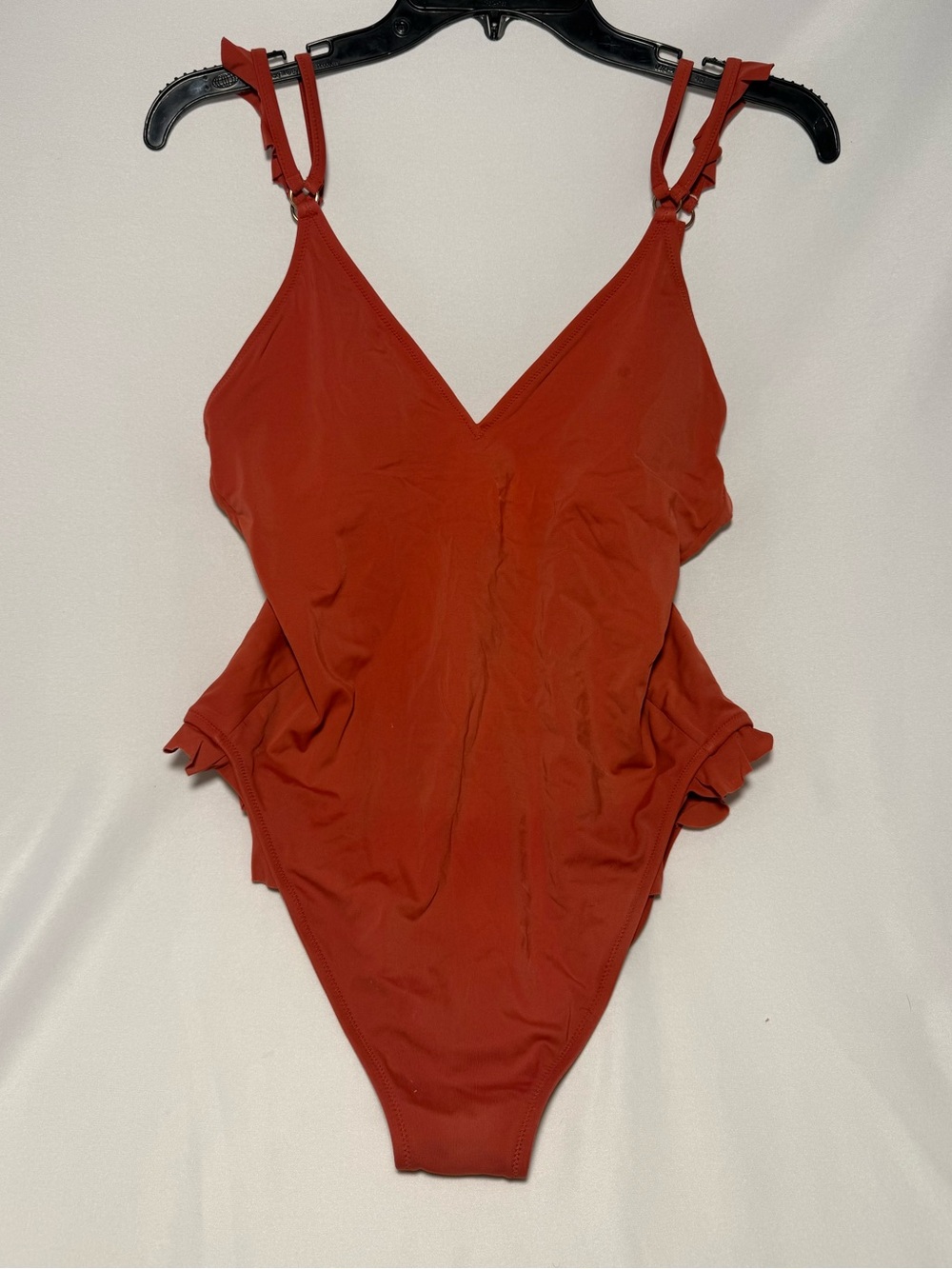 Shade& Shore bathing suit - Rust Red One-Piece Swimsuit